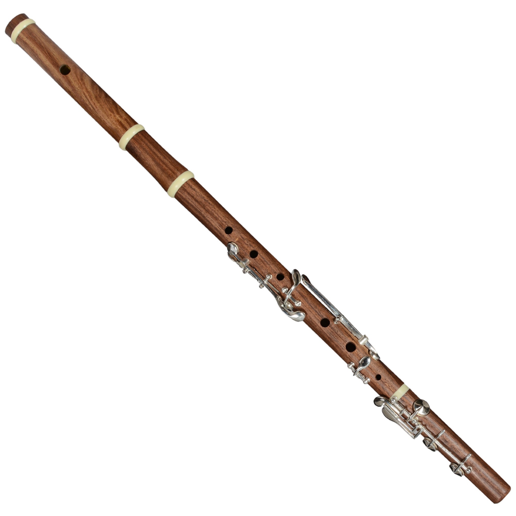 Irish Concert Flute D 8 keys Silver